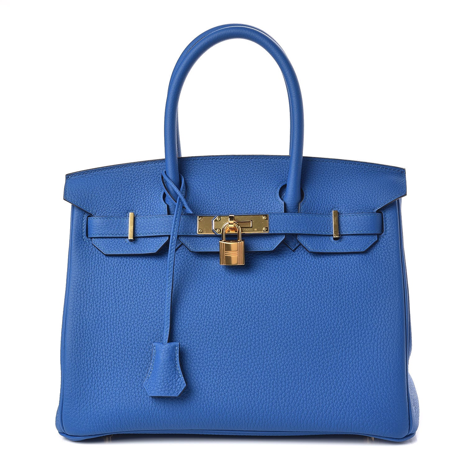 Hermes Togo Birkin 30 Bleu Zellige 1 of 11
