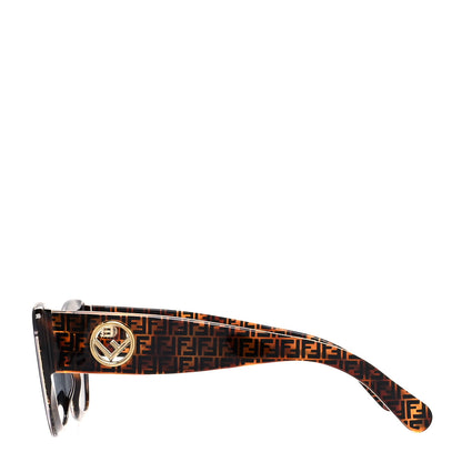 Fendi Acetate F is Fendi FF 51mm Cat Eye Sunglasses 0327/S Tortoise Camouflage 3 of 7