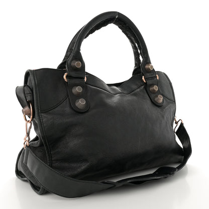 Balenciaga Agneau Giant 21 Rose Gold Hardware City Black 4 of 18