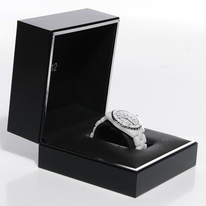 Chanel Stainless Steel Ceramic 38mm J12 Automatic Watch White 6 of 7