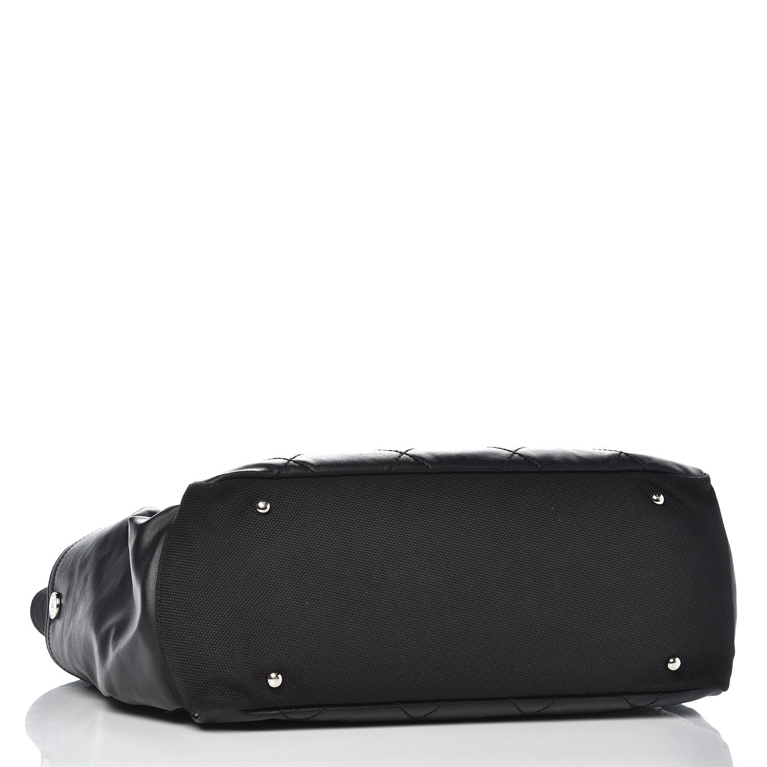 Chanel Coated Canvas Large Paris Biarritz Tote Black 5 of 19