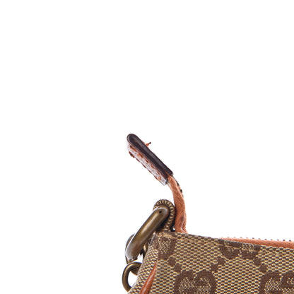 Gucci Monogram Horsebit Nail Chain Pochette Orange 14 of 14