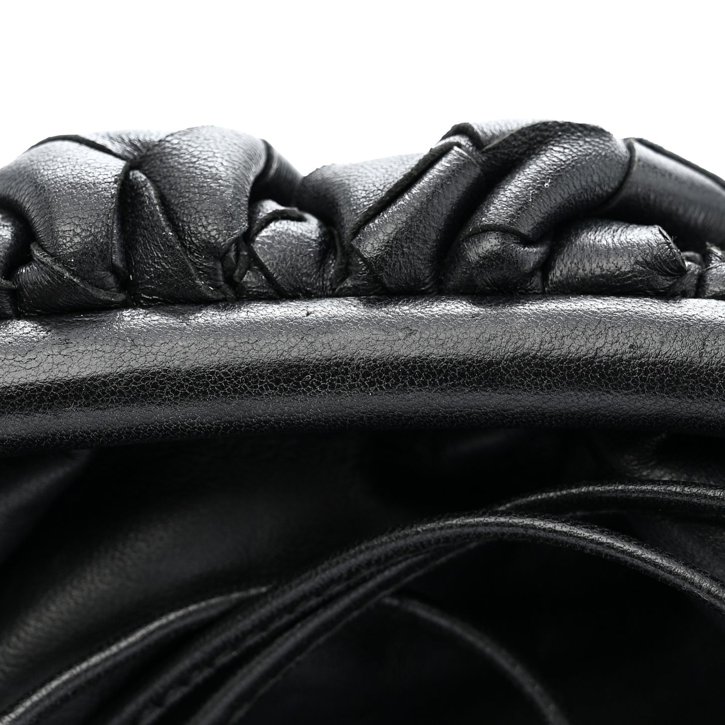 Nappa Intrecciato The Mini Pouch Black