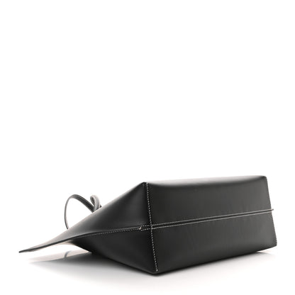 Burberry Calfskin Monogram Motif TB Medium Soft Tote Black 4 of 10