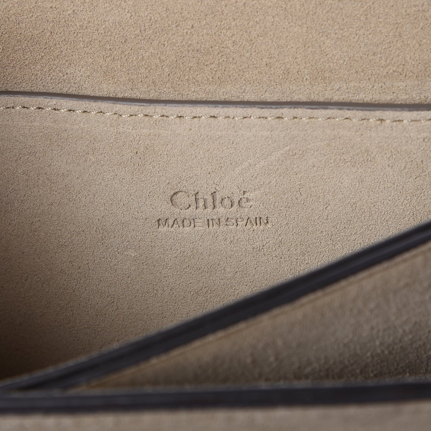 Suede Calfskin Small Faye Shoulder Bag Tobacco