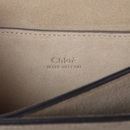 Chloe Suede Calfskin Small Faye Shoulder Bag Tobacco 5 of 7
