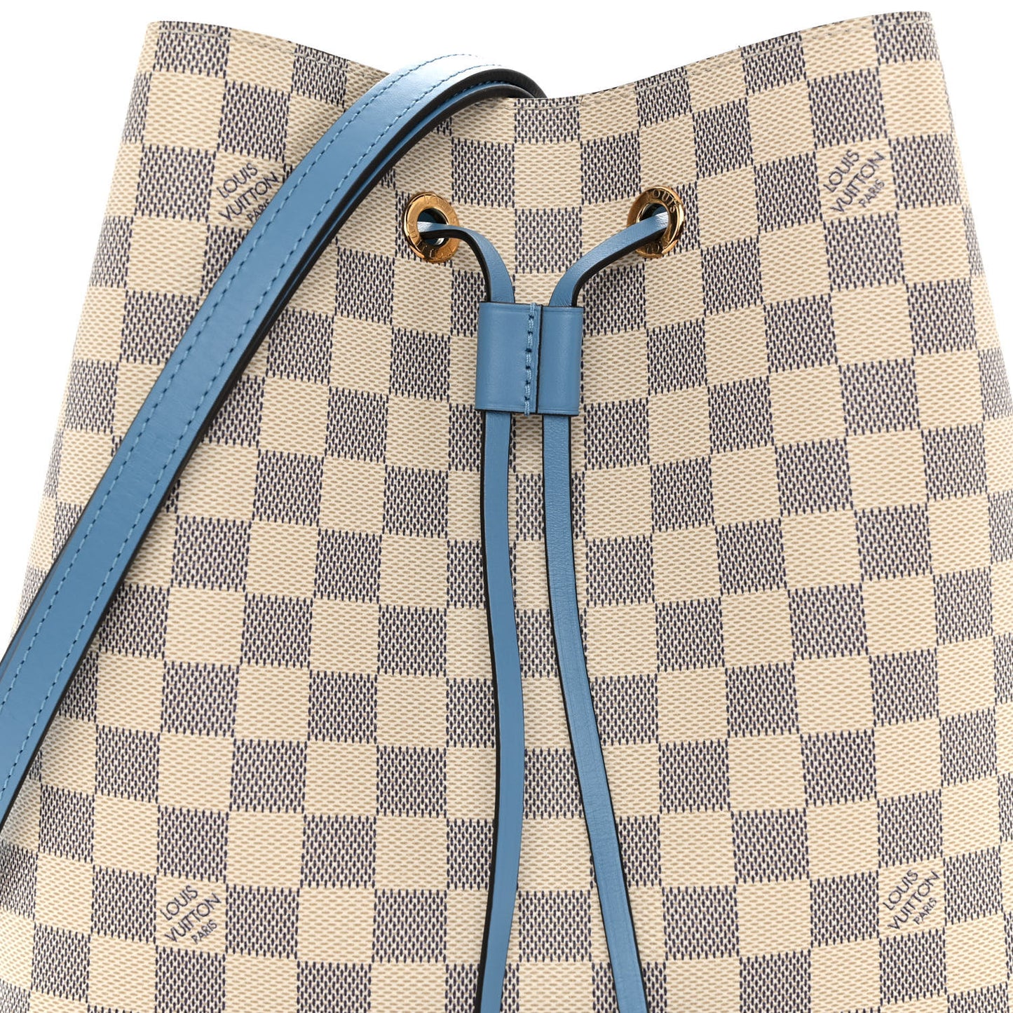 Damier Azur Neonoe MM Bleuet