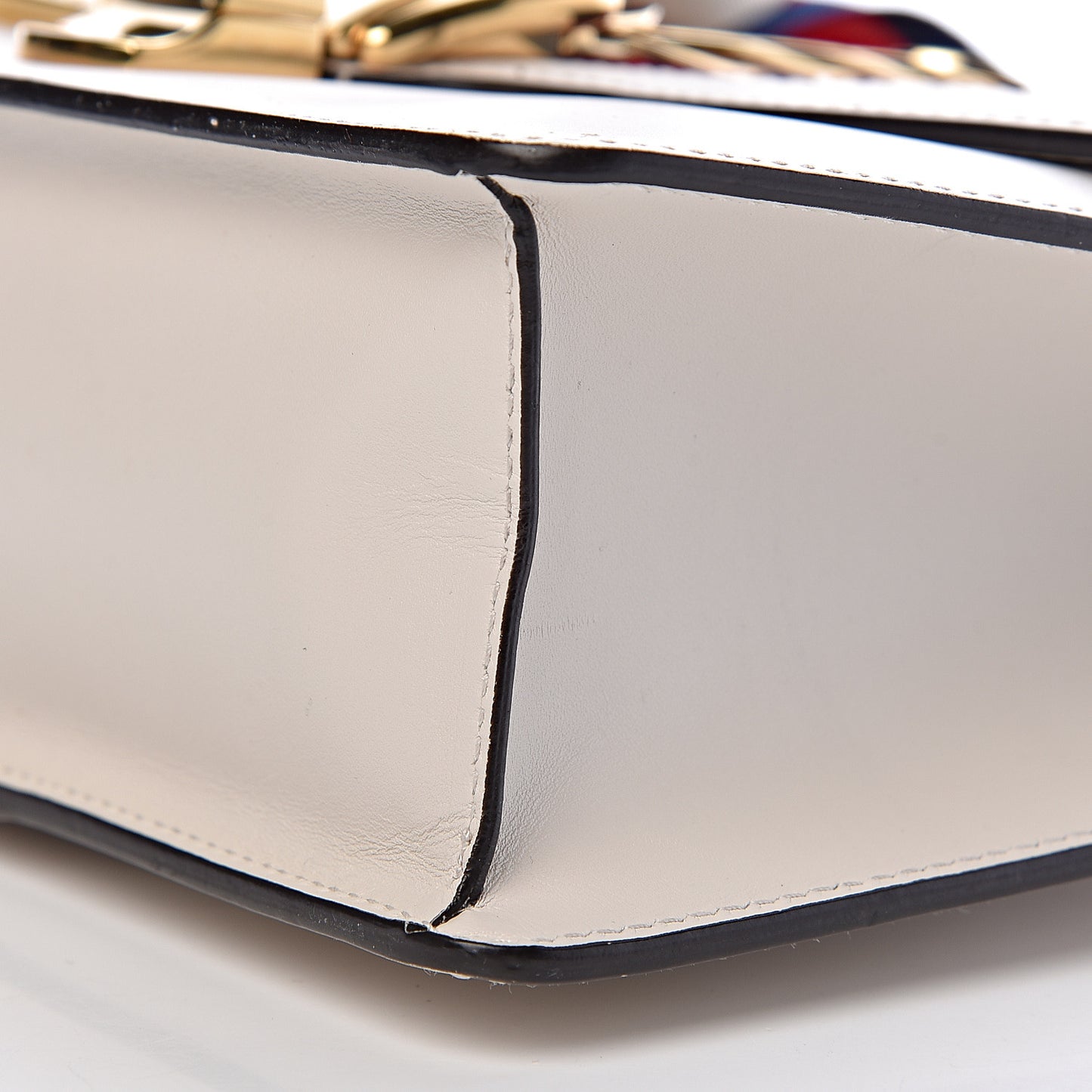 Calfskin Small Sylvie Shoulder Bag Off White
