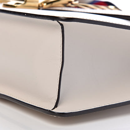 Gucci Calfskin Small Sylvie Shoulder Bag Off White 10 of 10