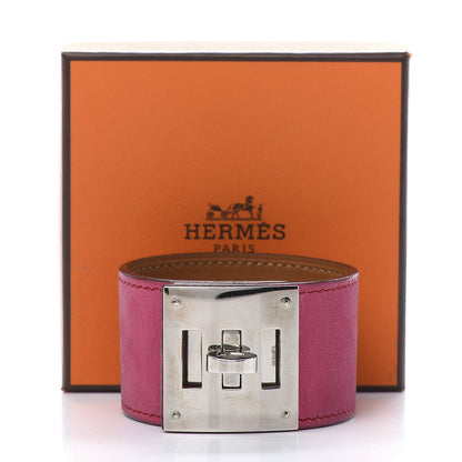 Hermes Taurillon Gaucho Kelly Dog Bracelet Fuchsia 6 of 6