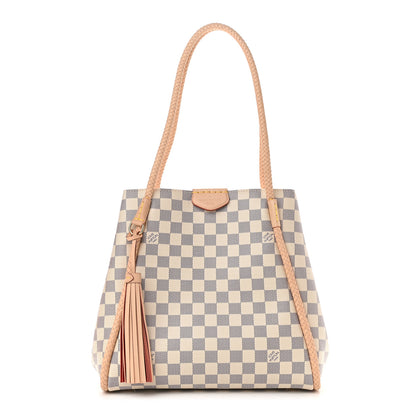 Louis Vuitton Damier Azur Propriano Rose Ballerine 1 of 8