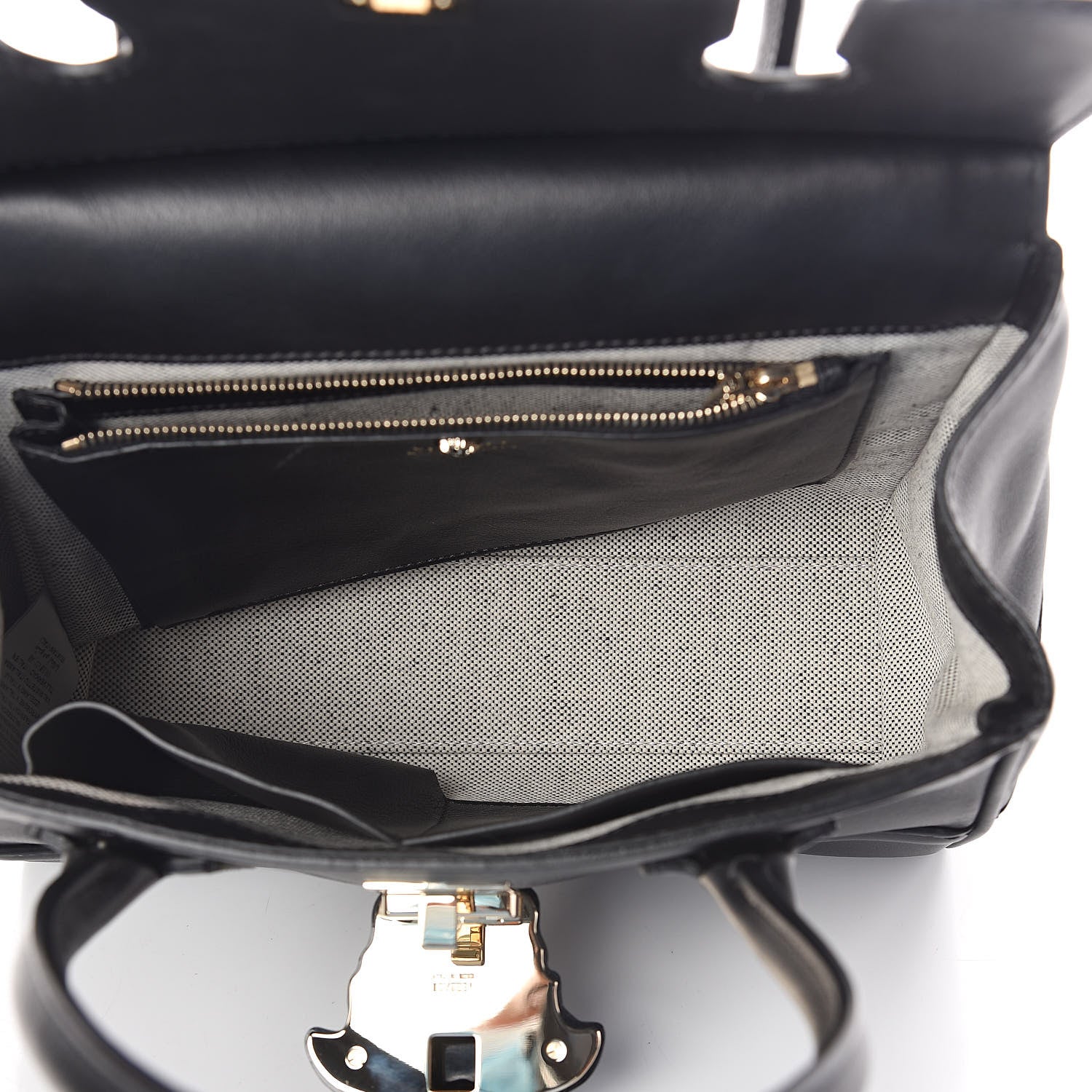Versace Calfskin Medium Palazzo Empire Bag Black 5 of 9