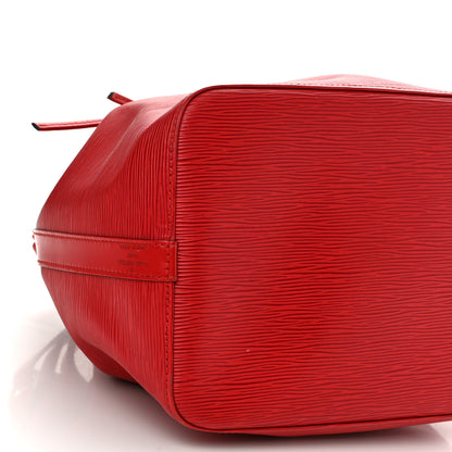 Louis Vuitton Epi Petit Noe Castillan Red 8 of 10