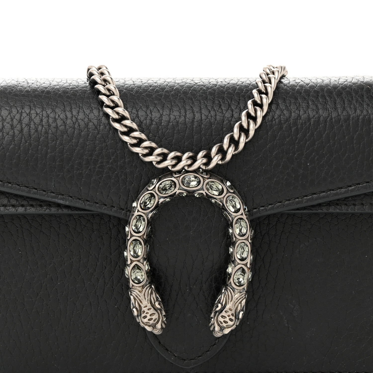 Gucci Calfskin Super Mini Dionysus Shoulder Bag Black 7 of 12