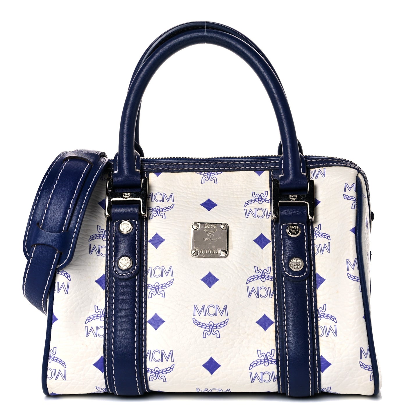 Visetos Boston Satchel Satchel White