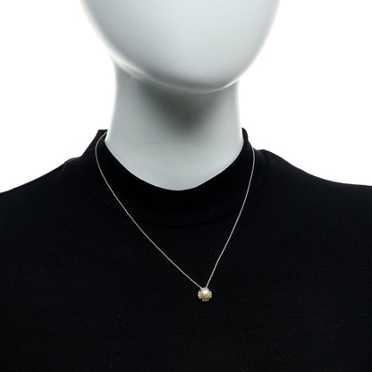 David Yurman Sterling Silver Pearl 8mm Petite Chatelaine Pendant Necklace 2 of 7