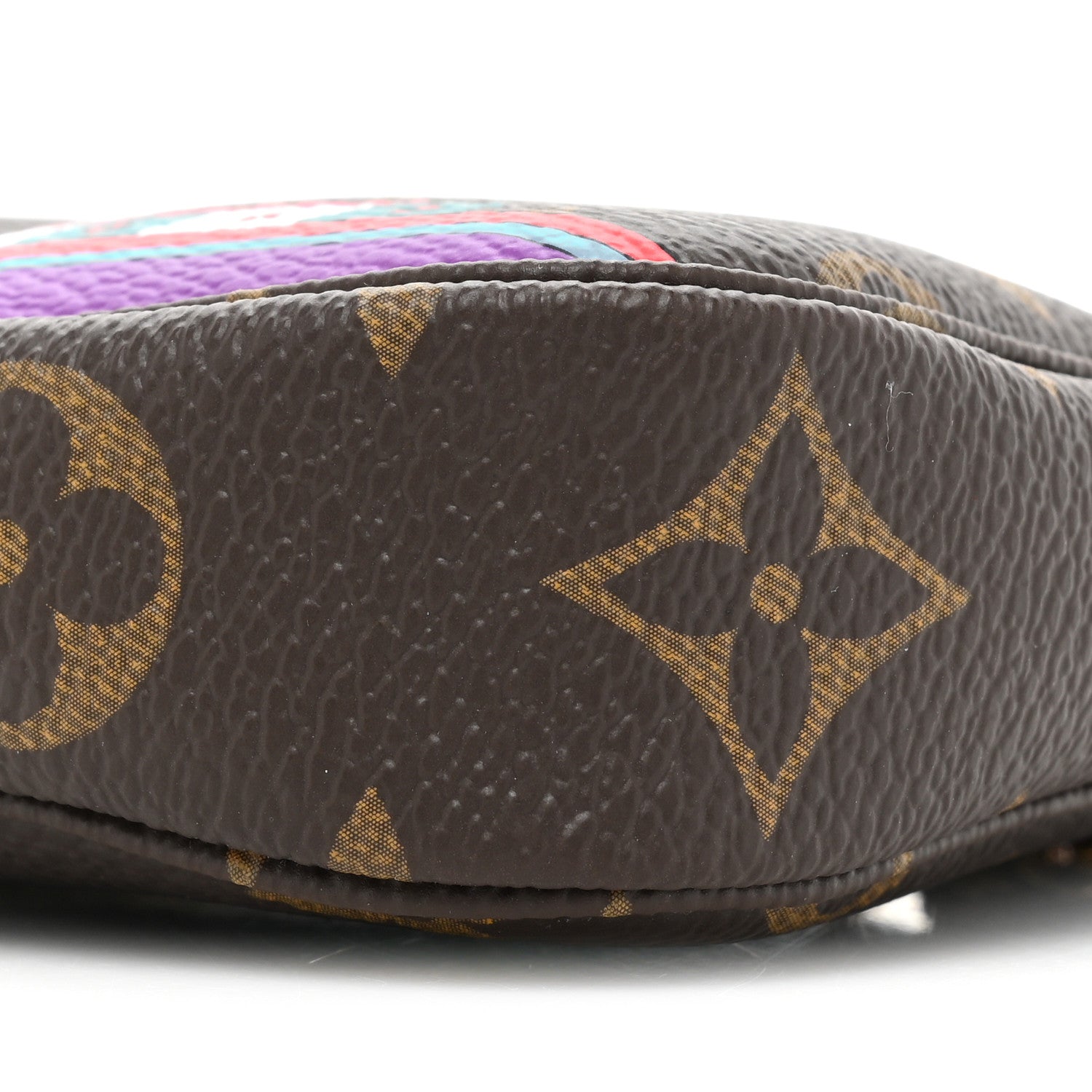 Louis Vuitton Monogram 2020 Christmas Animation Bumper Cars Mini Pochette Accessories Coquelicot 8 of 9