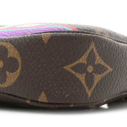 Louis Vuitton Monogram 2020 Christmas Animation Bumper Cars Mini Pochette Accessories Coquelicot 8 of 9
