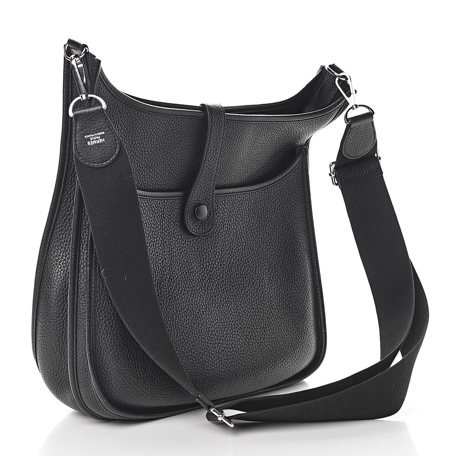 Hermes Taurillon Clemence Evelyne III GM Black 3 of 10