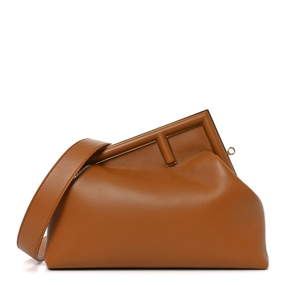 Fendi Shiny Nappa Medium Fendi First Caramello 1 of 10