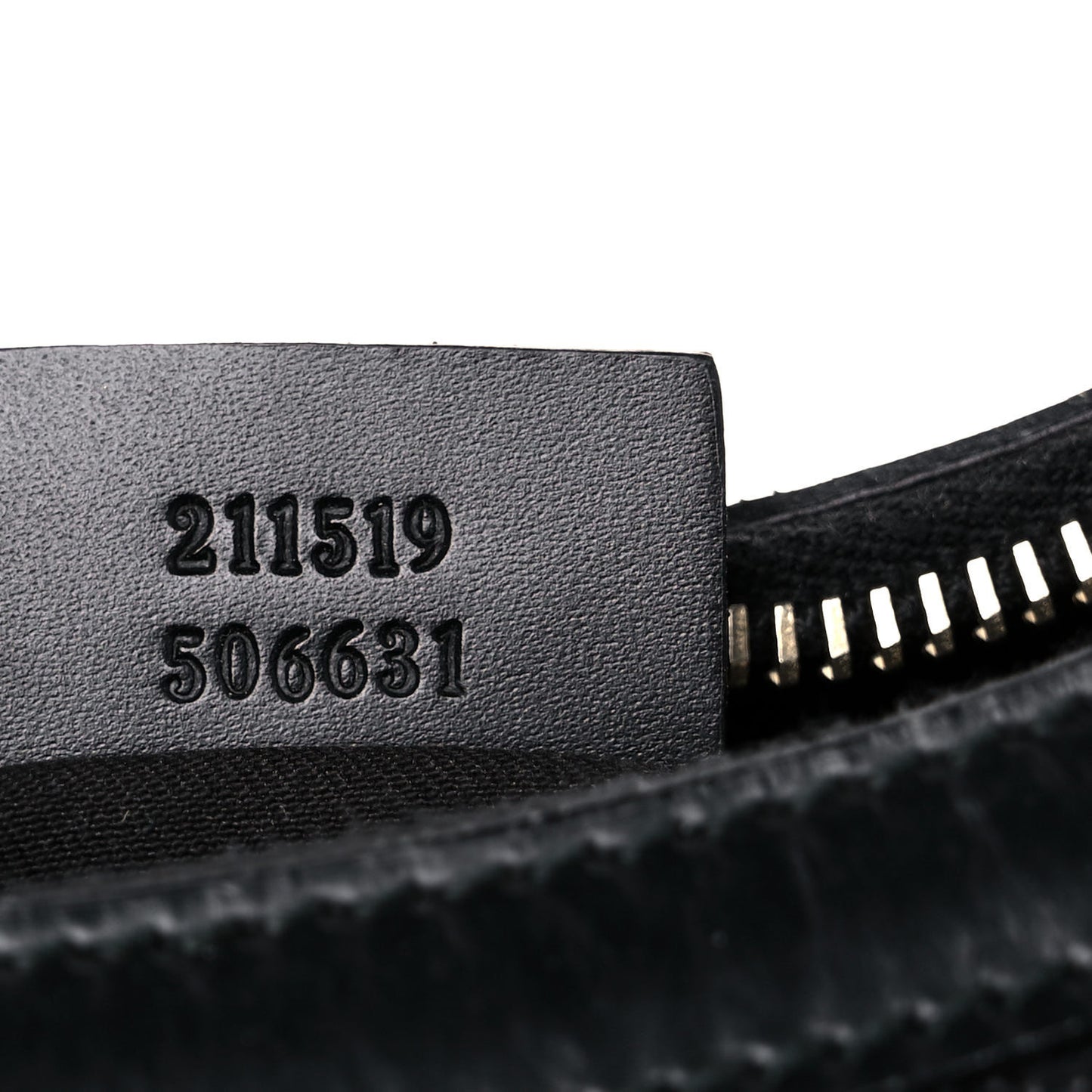 Monogram Half Moon Bamboo Ring Hobo Black