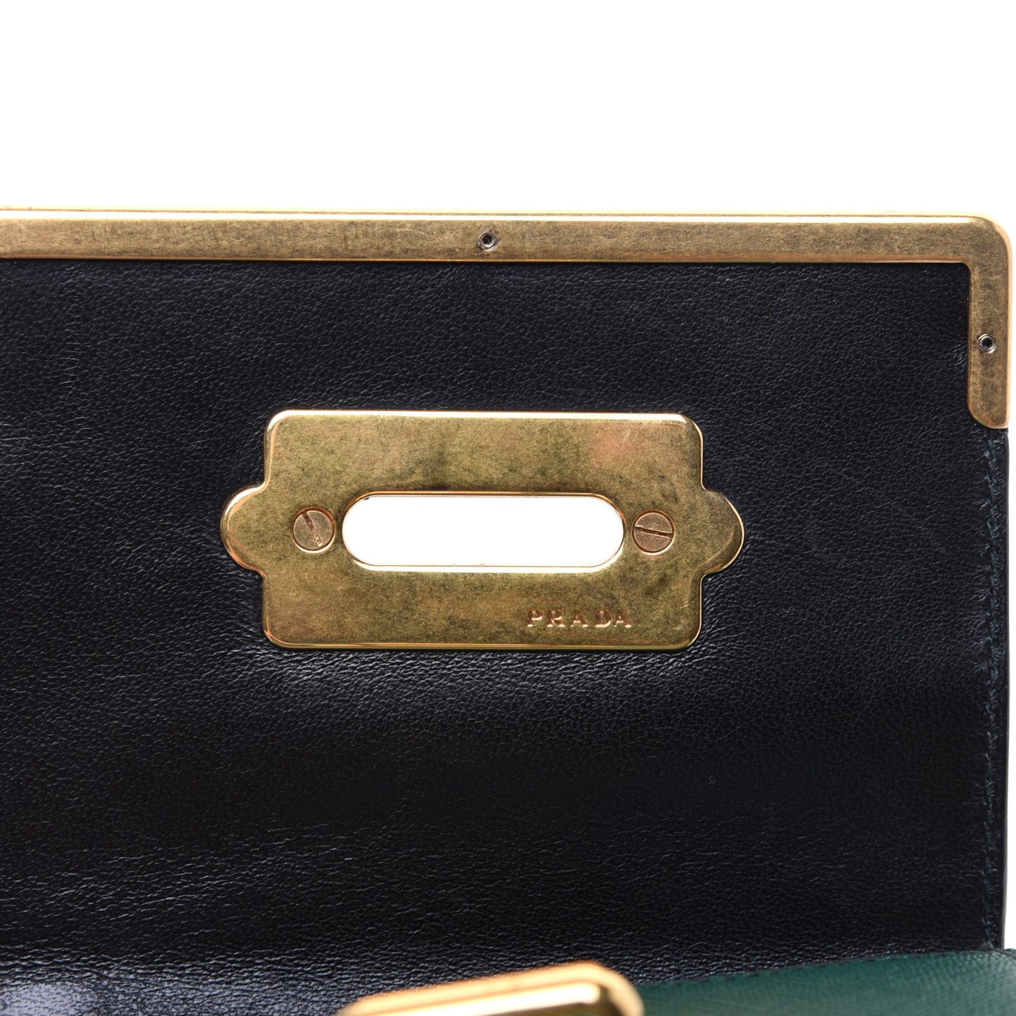 Saffiano Astrology Mini Cahier Bag Black