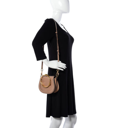Chloe Calfskin Suede Small Nile Bracelet Bag Biscotti Beige 2 of 13