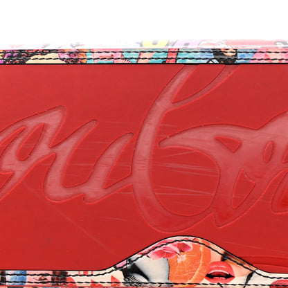 Christian Louboutin Patent Calfskin Small Oh Xtian Cabata Tote Red 17 of 21