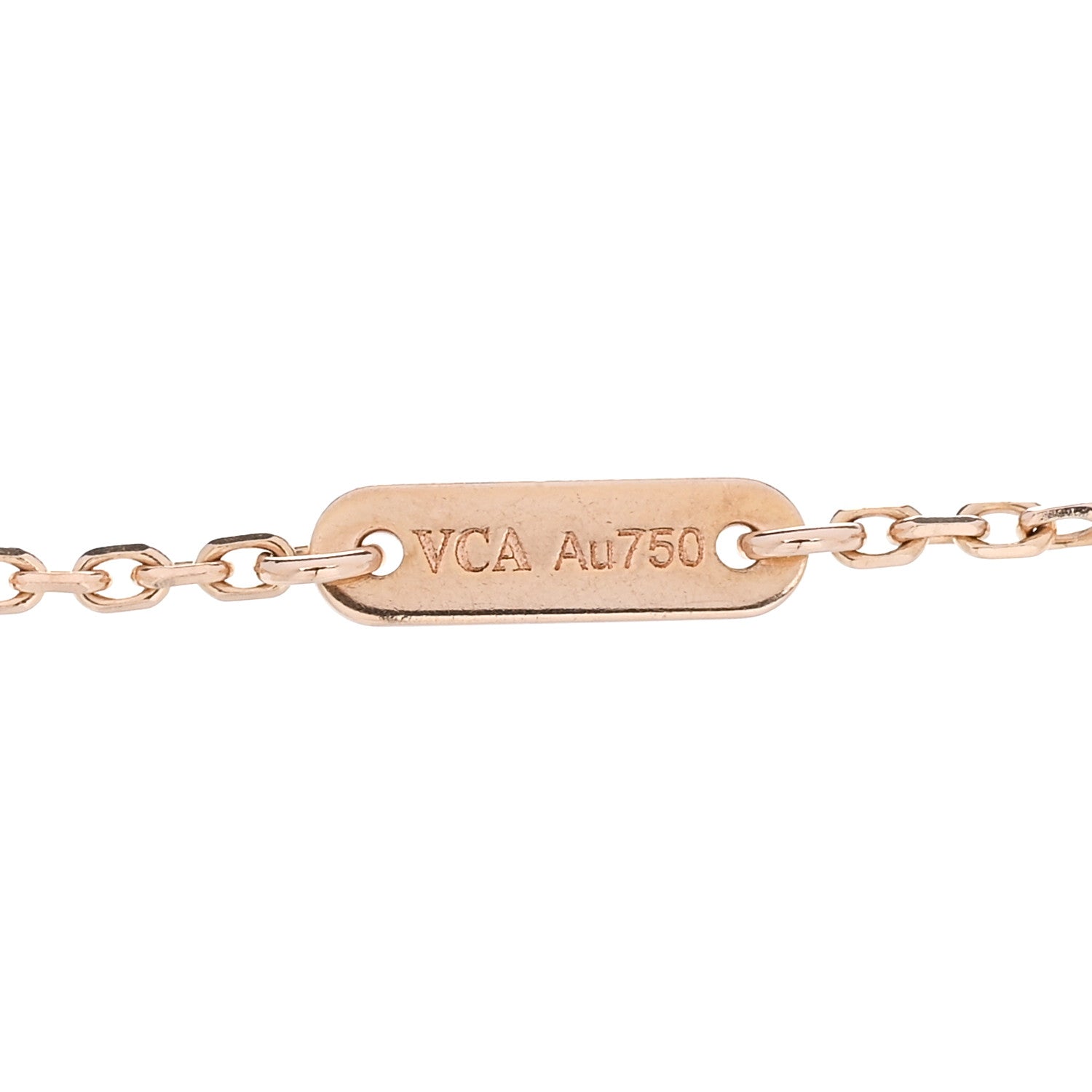Van Cleef & Arpels 18K Rose Gold Carnelian Sweet Alhambra Bracelet 4 of 5