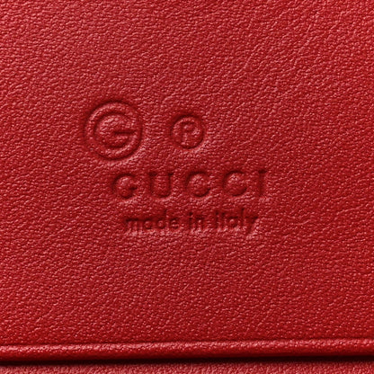 Gucci GG Supreme Monogram Blooms Card Case Wallet Beige Blue Navy Hibiscus Red 6 of 8