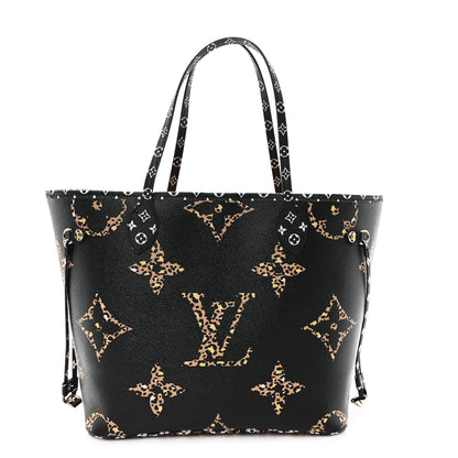 Louis Vuitton Monogram Giant Jungle Neverfull MM Black 1 of 11