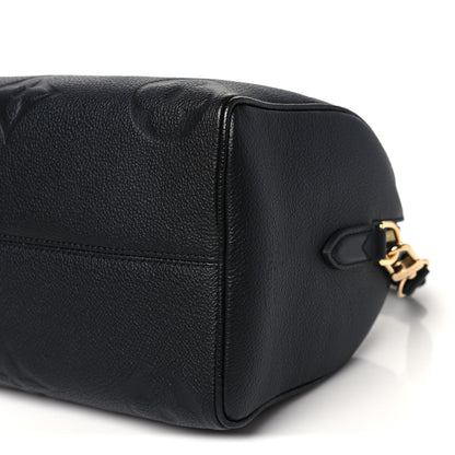 Louis Vuitton Empreinte Monogram Giant Speedy Bandouliere 25 Black 9 of 9