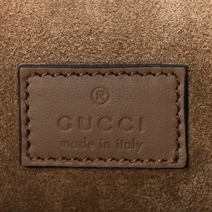 Gucci GG Supreme Monogram Suede Crystal Small Dionysus Shoulder Bag Beige Ebony Taupe 6 of 14