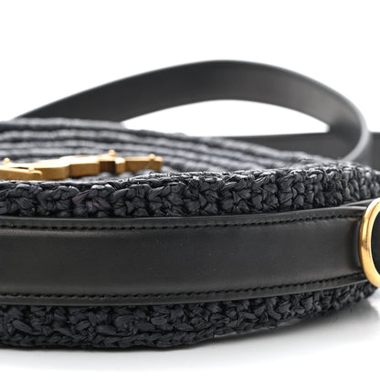 Saint Laurent Raffia Sac Round Black 10 of 10