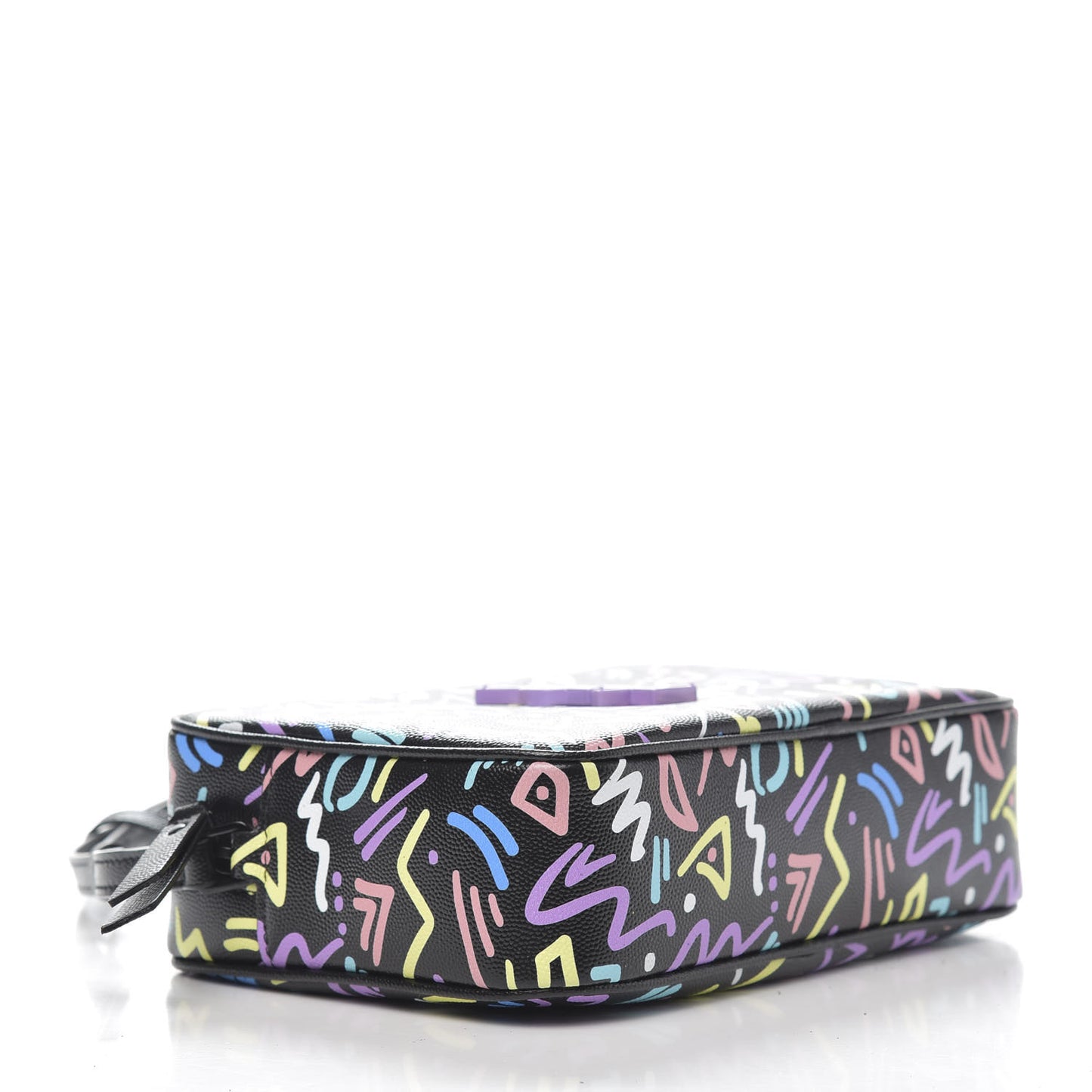 Grain De Poudre Medium Classic Monogram Multicolor Graphic Print Lou Camera Bag Black