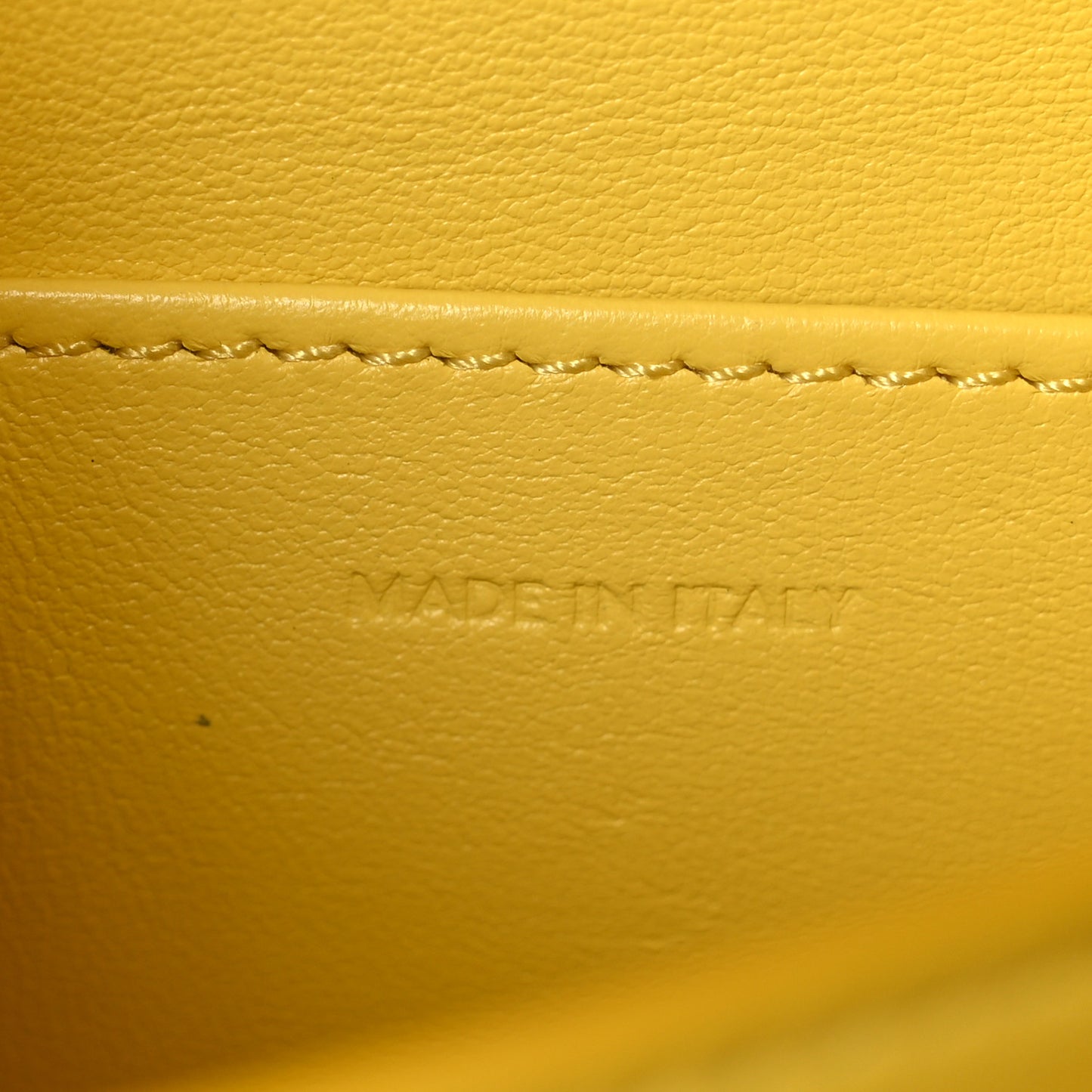 Box Calfskin Teen Classic Box Flap Bag Yellow