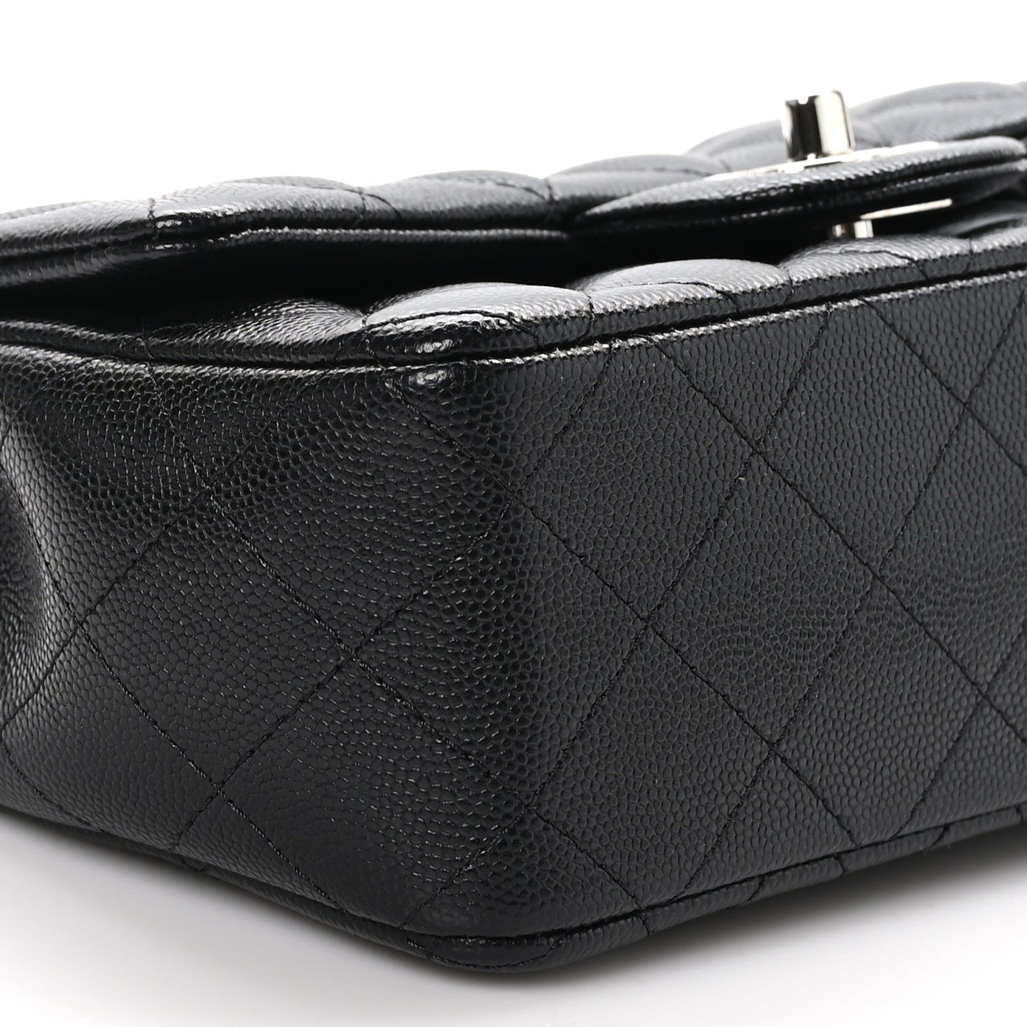 Chanel Caviar Quilted Mini Rectangular Flap Black 9 of 11