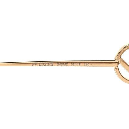 Fendi Metal F is Fendi Sunglasses FF 0323/S Gold 6 of 7