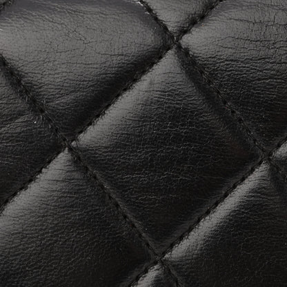 Chanel Lambskin Quilted CC Flap Shoulder Bag Black 10 of 10
