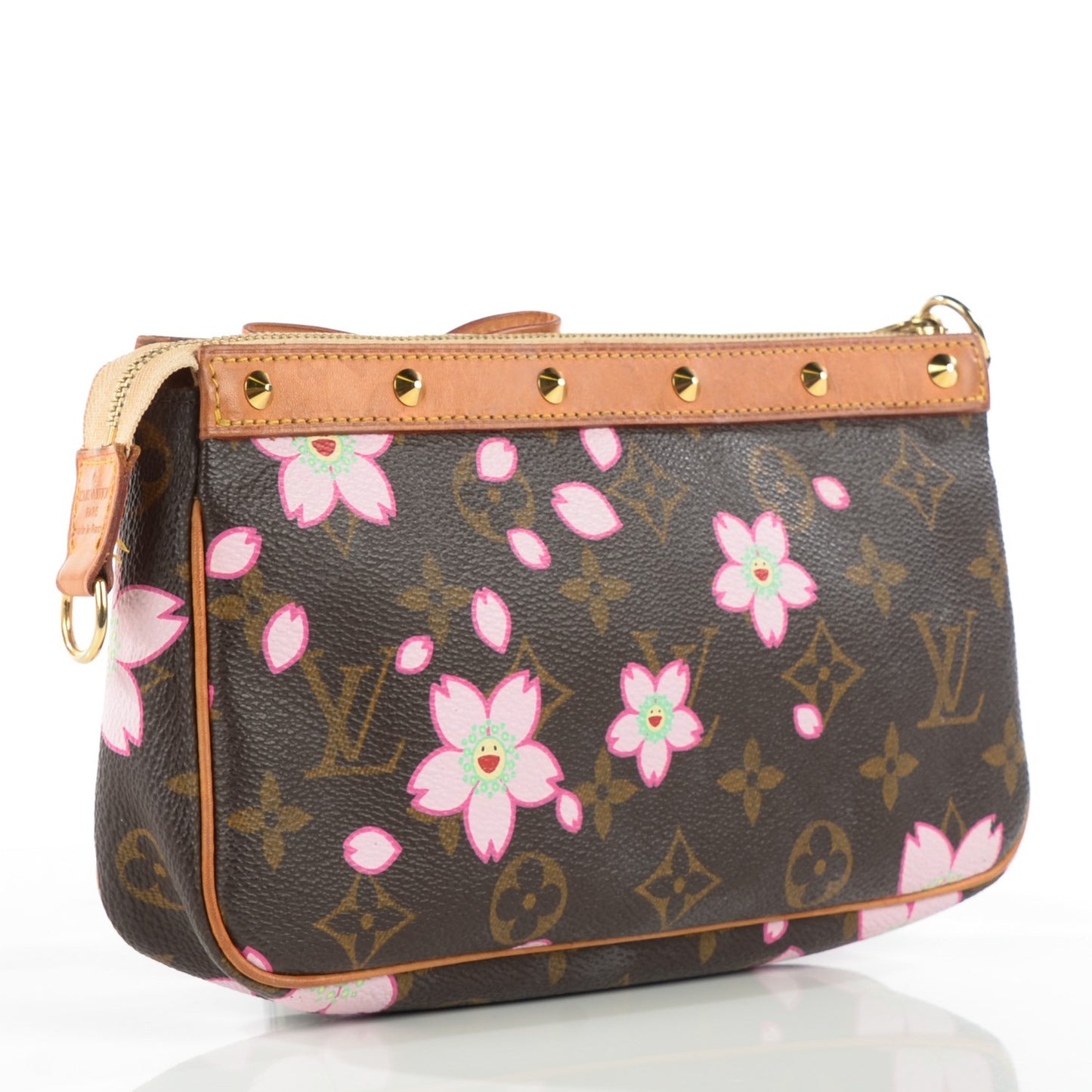 Monogram Cherry Blossom Pochette Accessories Brown