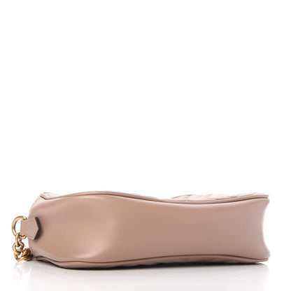 Gucci Calfskin Matelasse Small GG Marmont Chain Shoulder Bag Porcelain Rose 4 of 10
