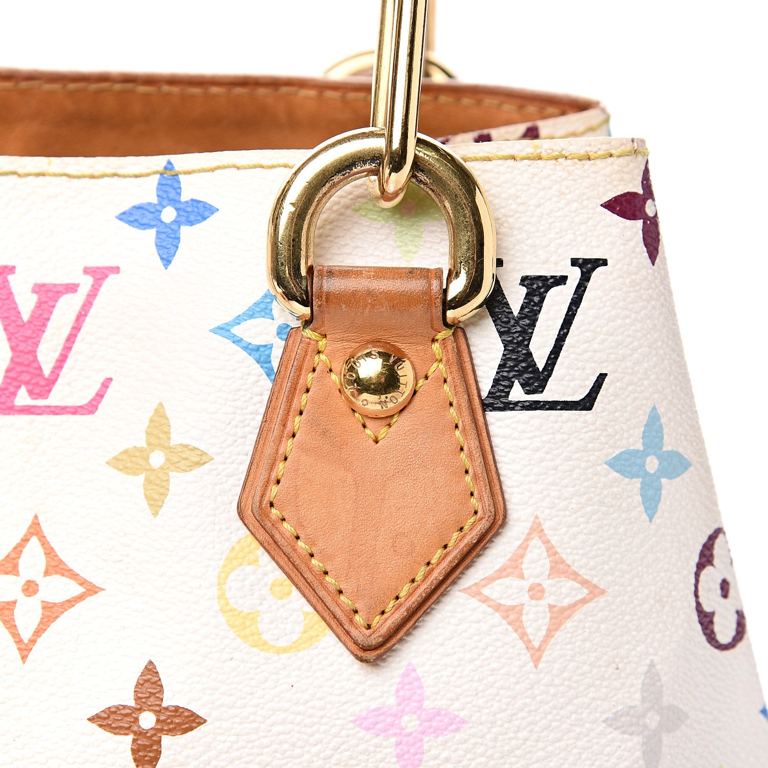 Louis Vuitton Monogram Multicolor Audra White 12 of 14