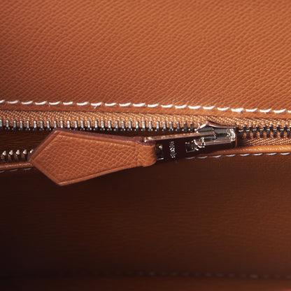 Hermes Madame Calfskin Kelly Sellier 25 Gold 16 of 32