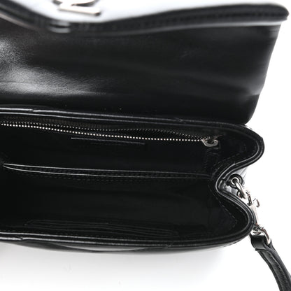 Saint Laurent Calfskin Y Quilted Monogram Toy Loulou Crossbody Bag Black 5 of 9