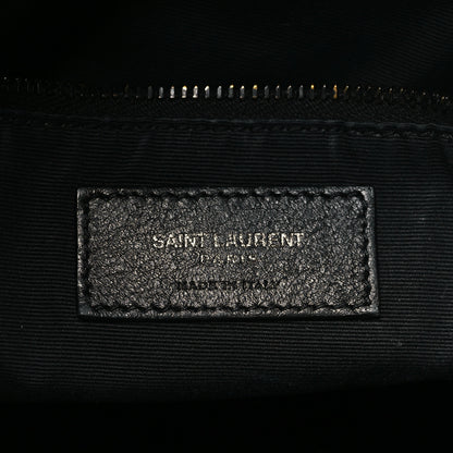 Saint Laurent Crinkled Calfskin Matelasse Monogram Large Niki Shopper Tote Black 6 of 11