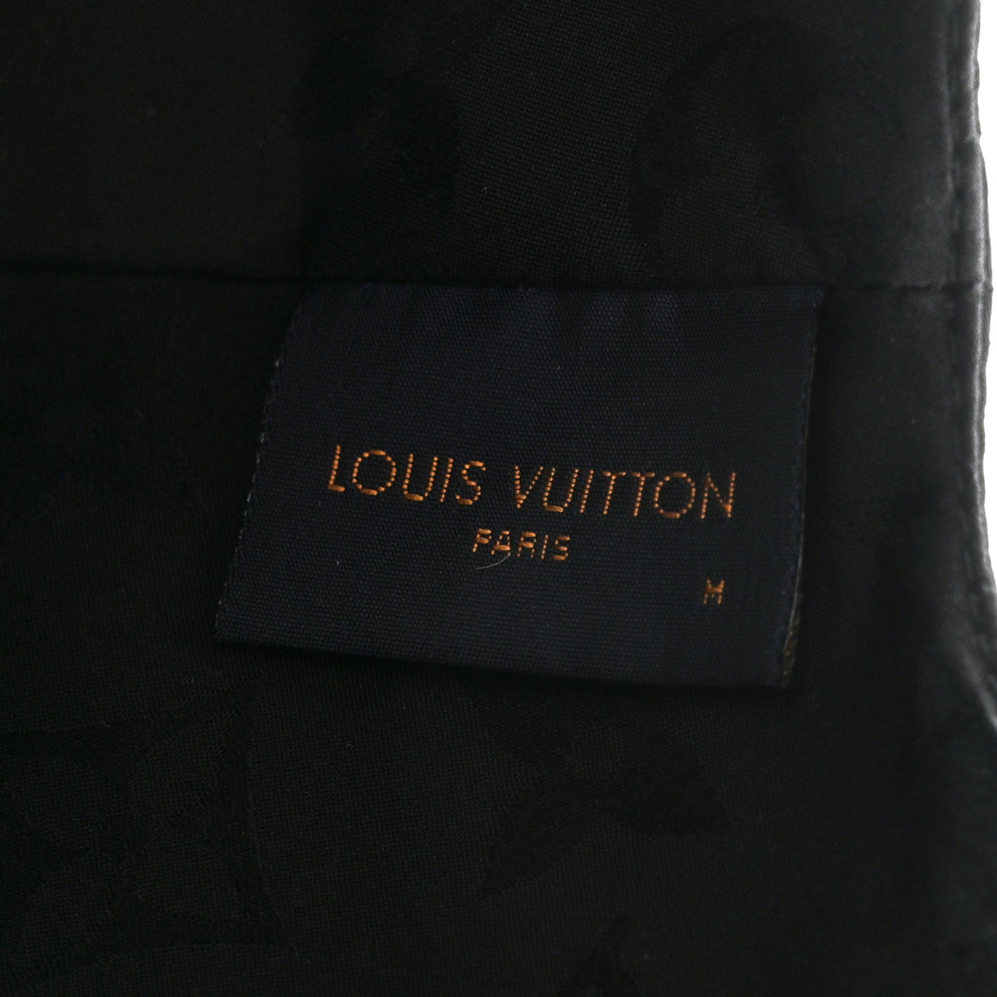 Polyester Silk Monogram LV Get Ready Cap M Black