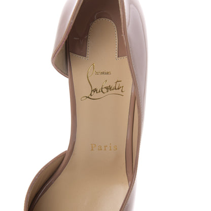 Christian Louboutin Patent Iriza 70 Pumps 38 Nude 7 of 10