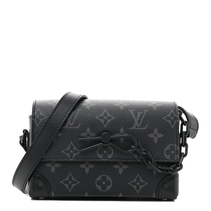 Louis Vuitton Monogram Eclipse Steamer Wearable Wallet 1 of 12