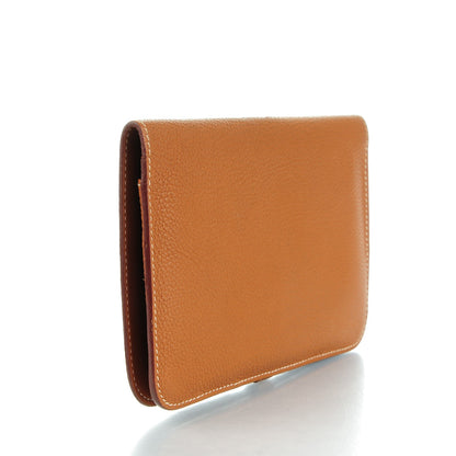 Hermes Togo Dogon Duo Wallet Gold 3 of 9