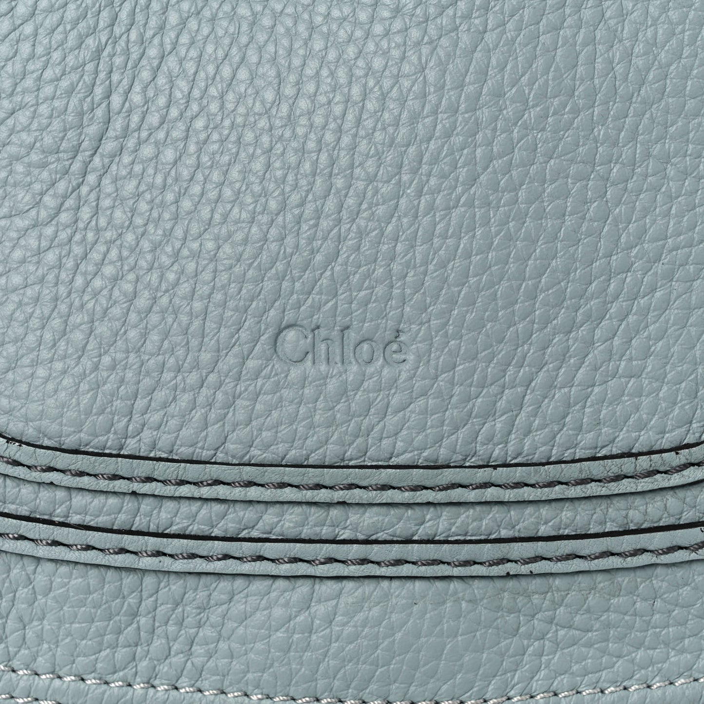 Calfskin Small Marcie Satchel Faded Blue